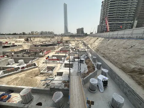 Ход строительства Serenia District East Residences, Serenia District — 23 июня 2026, готовность 1,12%, снимок 3 из 5