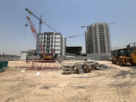 Nuve By Zoya, DubaiLand Residence Complex construction progress — 20 July 2026, 0.79% complete, photo 1 of 5