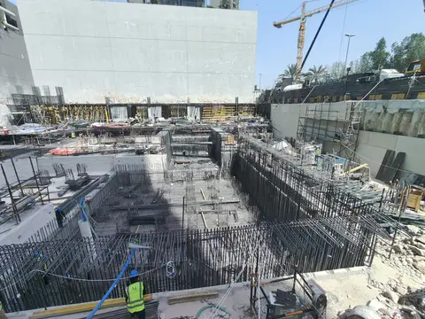 Binghatti Etherea, JVC District 11 construction progress — 15 September 2026, 7.24% complete, photo 4 of 4