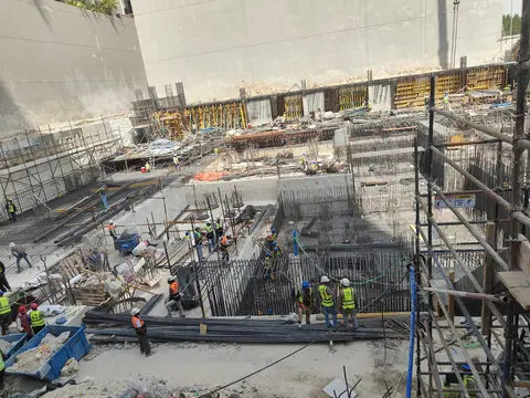 Binghatti Etherea, JVC District 11 construction progress — 15 September 2026, 7.24% complete, photo 2 of 4