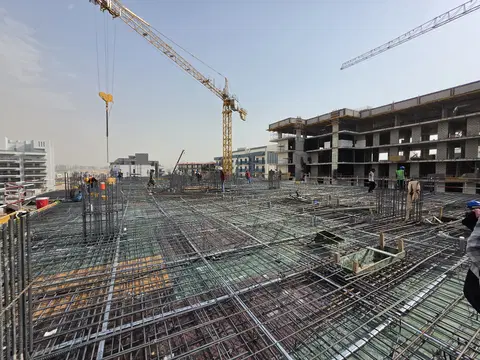 Dar Al Aiham One, International City 2 construction progress — 3 August 2026, 20.78% complete, photo 2 of 5