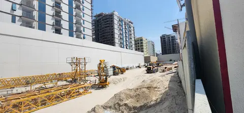 Linea By Holm, Jumeirah Garden City construction progress — 27 July 2026, 0.69% complete, photo 1 of 4