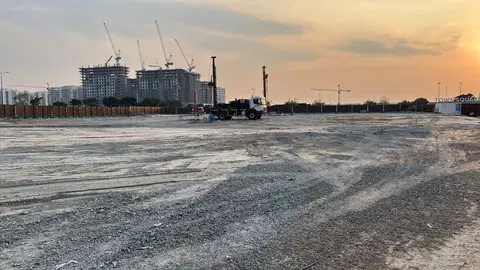 Belmont, Town Square construction progress — 22 January 2026, 0.00% complete, photo 1 of 2