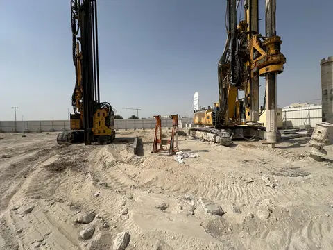 Stories By Mirfa, Dubai South Residential District construction progress — 1 October 2026, 0.52% complete, photo 2 of 3