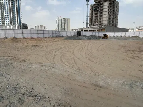 Binghatti Skyflame, Majan construction progress — 17 February 2026, 0.00% complete, photo 1 of 2