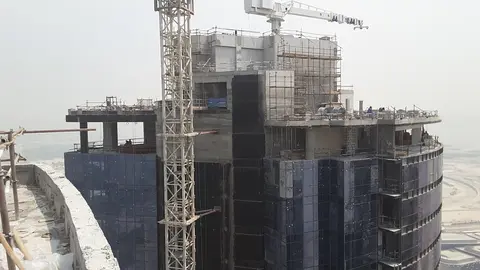 Ход строительства Damac Towers by Paramount, Business Bay — 16 августа 2016, готовность 80.30%, снимок 7 из 10