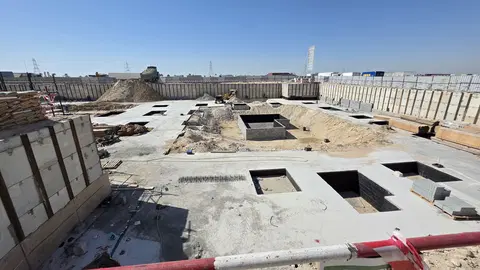 Al Haseen Residence 5, Saih Shuaib 2 construction progress — 25 June 2026, 4.22% complete, photo 2 of 5