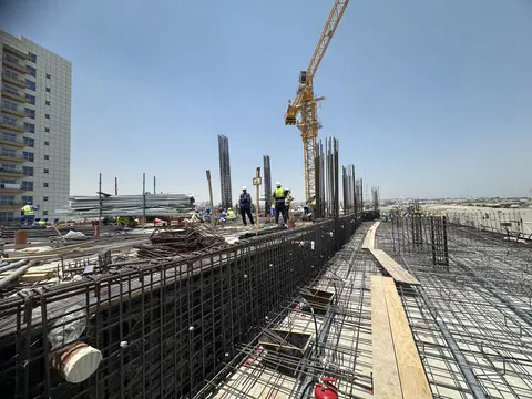 Aryam Tower By Abu Alnaga, Al Furjan construction progress — 8 June 2026, 17.38% complete, photo 3 of 10