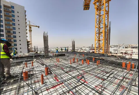 Ход строительства Aryam Tower By Abu Alnaga, Al Furjan — 1 июля 2026, готовность 20,01%, снимок 2 из 5