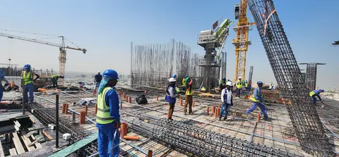 Aryam Tower By Abu Alnaga, Al Furjan construction progress — 29 September 2026, 33.19% complete, photo 6 of 10