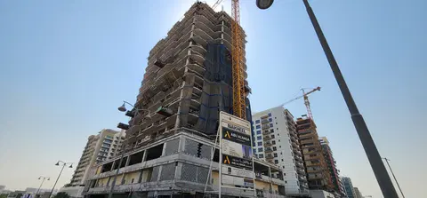 Aryam Tower By Abu Alnaga, Al Furjan construction progress — 29 September 2026, 33.19% complete, photo 3 of 10
